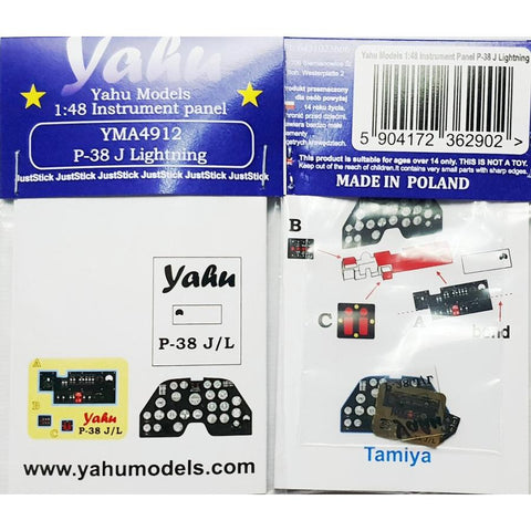 ヤフーモデル YMA4912 1/48 P-38 J ライトニング (タミヤ用)