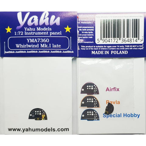 ヤフーモデル YMA7360 1/72 ホワールウィンド(スペシャルホビー/エアフィックス/パヴラ用)