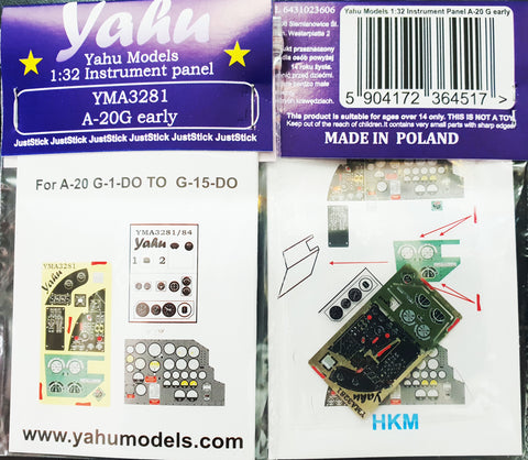 ヤフーモデル YMA3281 1/32 A-20G 初期型 (HKM用)