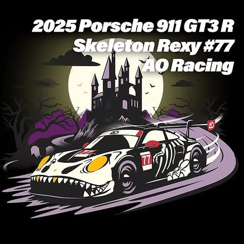 ZoomOn CS139 1/24 2025 ポルシェ 911 GT3 Skeletion Rexy #77 A0レーシング デカール(タミヤ用)