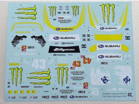 ZoomOn CS156 1/24 ケンブロック 1/24 2009 スバル インプレッサ WRX STI ジムカーナ(アオシマ用)