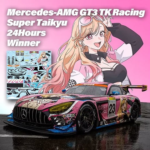 ZoomOn CS158 1/24 メルセデスAMG GT3 TKレーシング スーパー耐久24時間優勝(タミヤ用)
