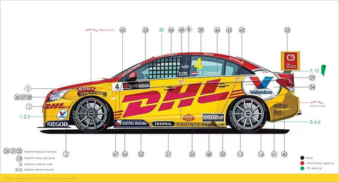 ズームオン Z012 1/24 シボレー・クルーズ WTCC 2015 (#4 T.Coronel)