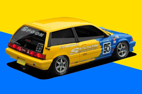 ズームオン Z028 1/24 ホンダ シビック E-AT スプーン パーツセット