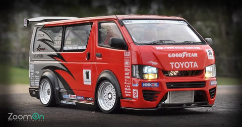 ズームオン Z040 1/24 トヨタ ハイエース CRS 弐号機 パーツセット(アオシマ用)