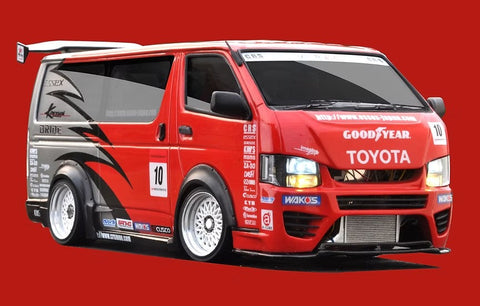 ズームオン Z040 1/24 トヨタ ハイエース CRS 弐号機 パーツセット(アオシマ用)