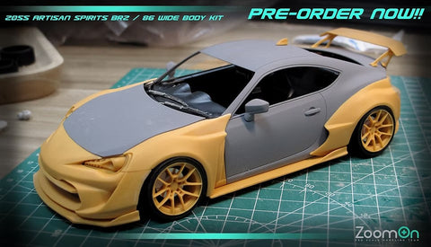 ズームオン Z055 1/24 アーティシャンスピリッツ BRZ / 86 ワイドボディキット(タミヤ用)