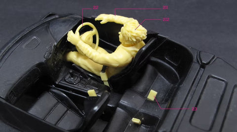 ズームオン Z076 1/24 マツダアンフィニ RX-7 (FD) A-Spec パーツセット