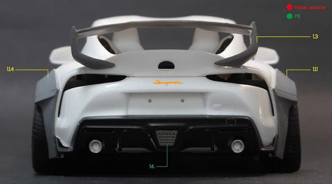 ズームオン Z095 1/24 トヨタ スープラ A90 ‘‘SH’’ ワイドボディキット