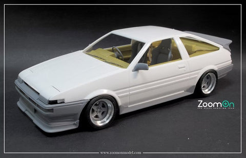 ズームオン Z100 1/24 トヨタ AE86 ドリフトキングバージョン パーツセット