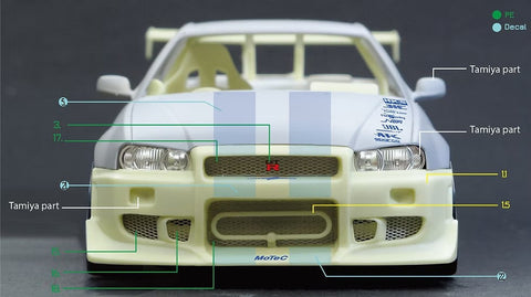 ズームオン Z140 1/24 ニッサン スカイライン GT-R R34 F&F 2