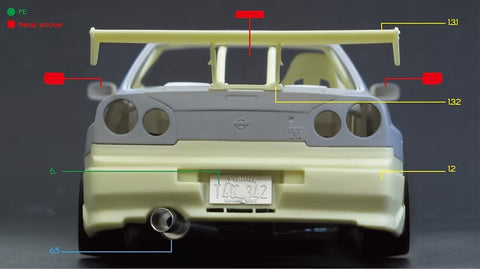 ズームオン Z140 1/24 ニッサン スカイライン GT-R R34 F&F 2