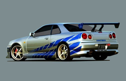 ズームオン Z140 1/24 ニッサン スカイライン GT-R R34 F&F 2