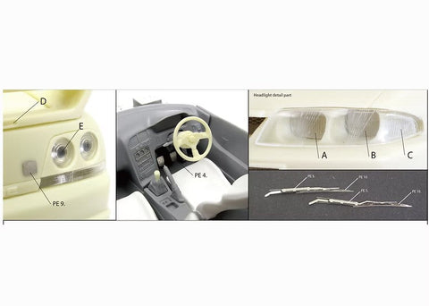 ズームオン Z167 1/24 ニッサン スカイライン GT-R R33 400R パーツセット (タミヤ用)