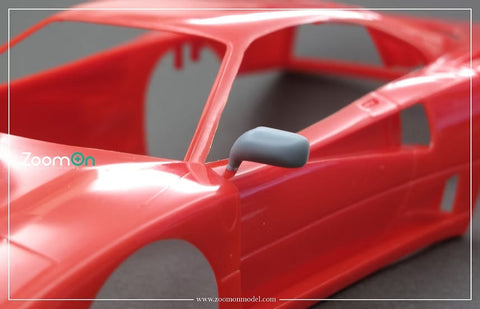 ズームオン Z201 1/24 F40 サイドミラー