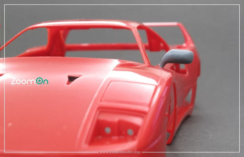 ズームオン Z201 1/24 F40 サイドミラー