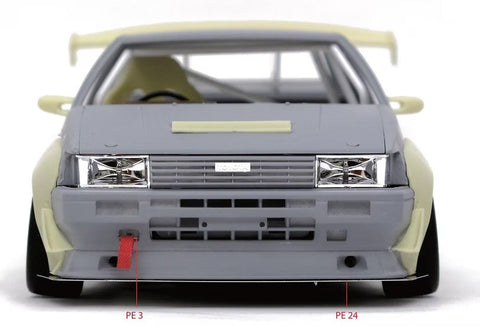 ズームオン Z206 1/24 ドリフトキング スーパーN2 AE86 パーツセット(アオシマ用)