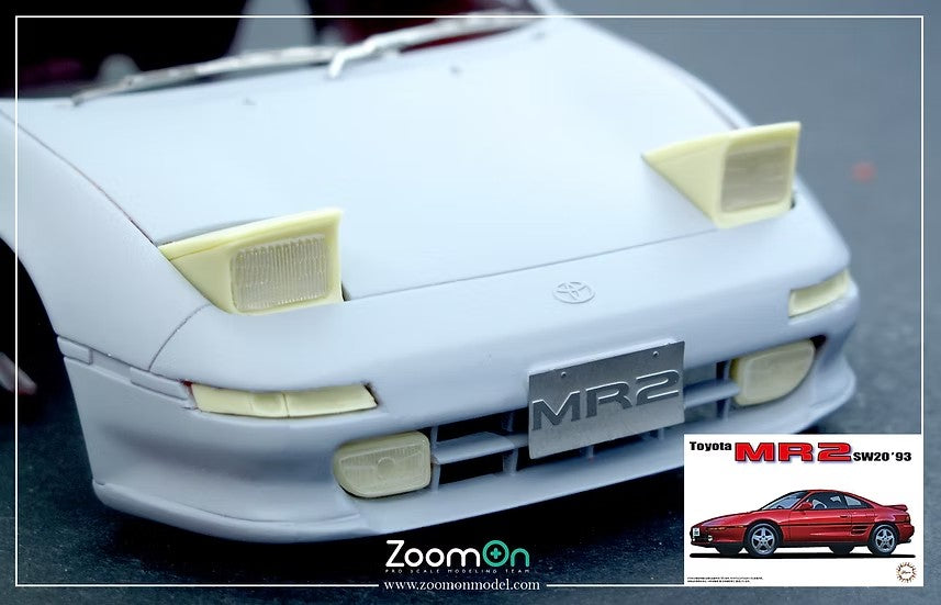 ZoomOn Z211 1/24 トヨタ MR2 SW20 リトラクタブルヘッドライト
