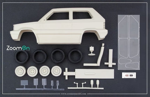 ズームオン Z218 1/24 フィアット パンダ750CL 87' 世界で最も車幅が狭い車