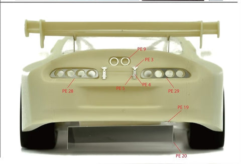 ZoomOn Z219 1/24 タイガー トヨタ スープラ JGTC 98’ パーツセット(タミヤ用)