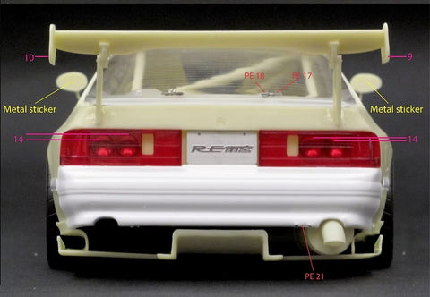 ZoomOn Z224 1/24 RE雨宮 マツダ RX-7 (FC3S) パーツセット(アオシマ用)