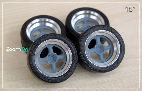 ズームオン ZR147 1/24 15'' SSR MK2R リムセット