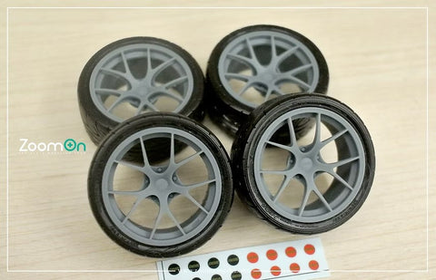 ZoomOn ZR156 1/24 16インチ BBS RI-A リムセット