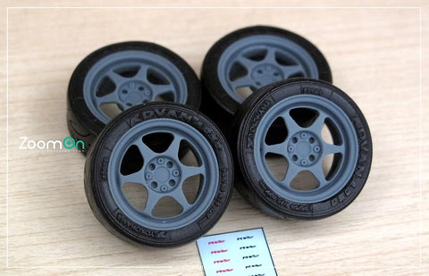 ZoomOn ZR161 1/24 15インチ デズモンド J'sレーシング RAM'S PR-6 リムセット