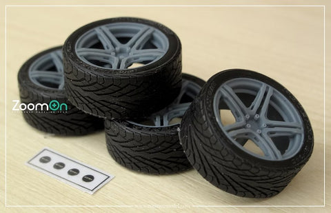 ZoomOn ZR162 1/24 20インチ レイズ Versus Variance V.V.5.6S リムセット