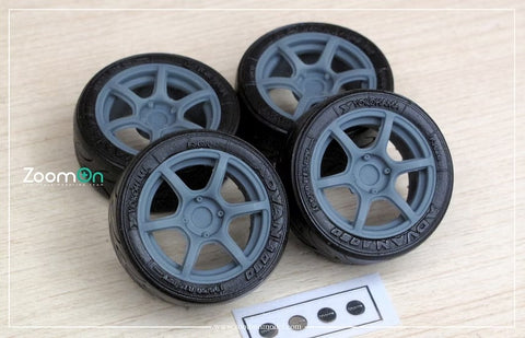 ZoomOn ZR163 1/24 15インチ レイズ Gram Lights 57C6 リムセット
