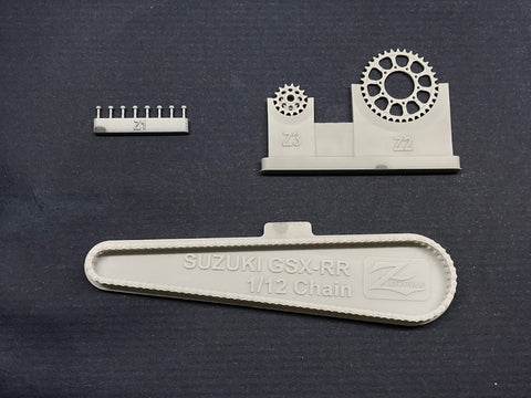 Zワークショップ Z03-001 1/12 3Dプリント チェーンセット (タミヤ 1/12 GSX-RR (14139)用)