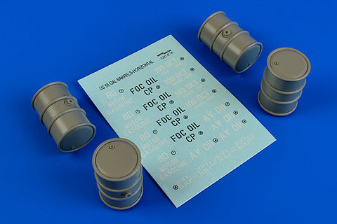 エアロボーナス 320076 1/32 アメリカ軍 55ガロンバレル (横置き給油口)