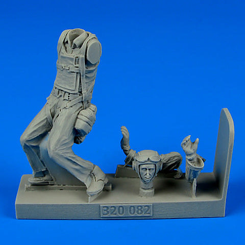エアロボーナス 320082 1/32 WWII アメリカ海兵隊パイロット 太平洋戦域