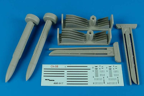エアロボーナス 480017 1/48 Kh-58 (AS-11 キルター) 対レーダー ミサイル