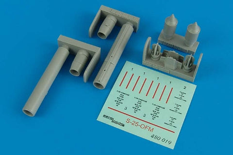 エアロボーナス 480019 1/48 S-25-OFM 空対地 ロケット
