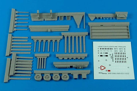 エアロボーナス 480049 1/48 アメリカ空軍 F-2A ラック付整備用 スチールカート