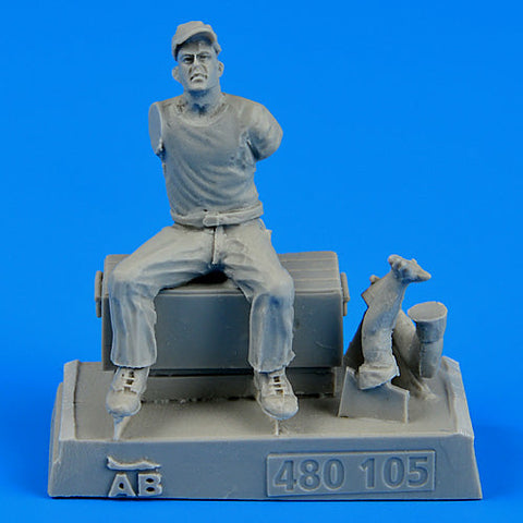 エアロボーナス 480105 1/48 アメリカ空軍 航空機整備士 WWII - 太平洋線区