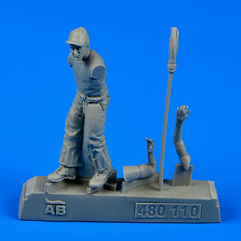 エアロボーナス 480110 1/48 アメリカ空軍 航空機整備士 WWII - 太平洋線区