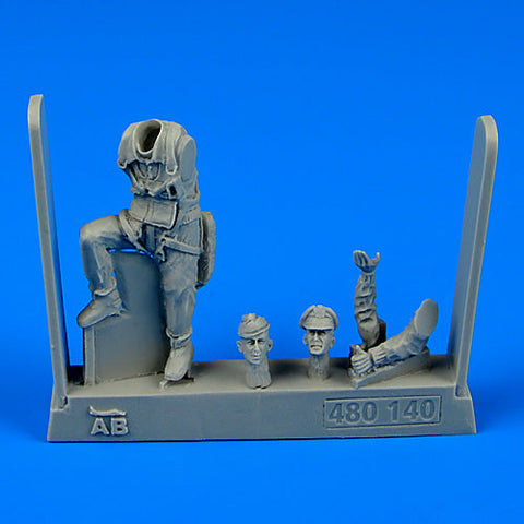 エアロボーナス 480140 1/48 WWII アメリカ軍戦闘機パイロット第8空軍ヨーロッパ戦域
