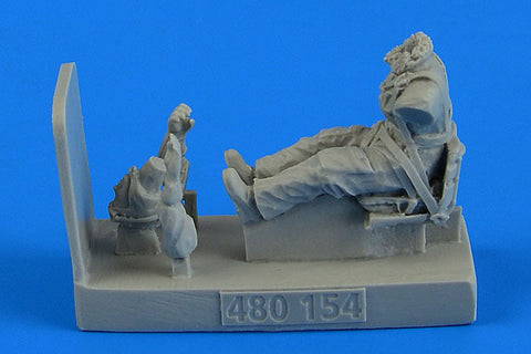 エアロボーナス 480154 1/48 ソビエト空軍 女性Po-2パイロットw/ シート (ICM用)