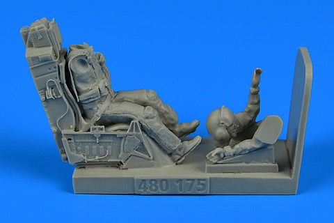 エアロボーナス 480175 1/48 アメリカ空軍F-16 パイロット ACESII 射出座席付き