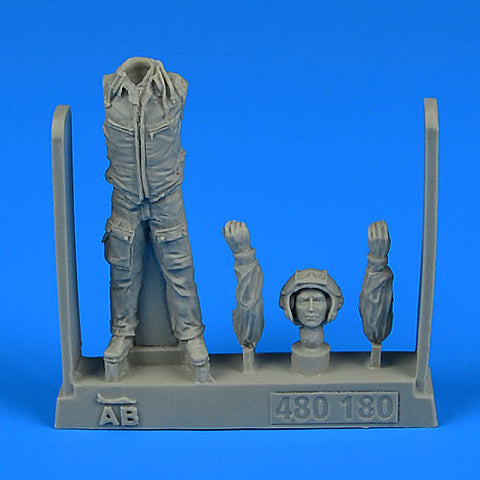 エアロボーナス 480180 1/48 現用ロシア パイロット ヘッドアップディスプレイ装着