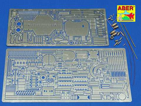 アベール 16033 1/16 キングタイガーヘンシェル型 基本セット(タミヤ・トランペッター用)