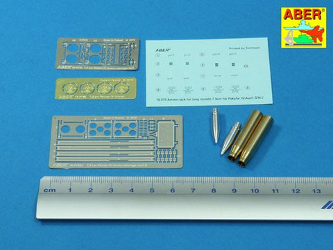 アベール 16075B 1/16 ドイツ IV号戦車H型 弾薬箱B 砲弾付き(トランペッター用)