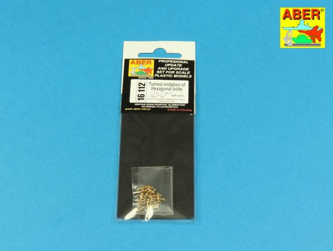 アベール 16112 1/16 六角ボルト真鍮削り出し(1.34x60mm) 30個