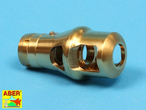 アベール 16L09 1/16 ドイツ キングタイガー ヘンシェル砲塔・タイガーI後期型用マズルブレーキ(タミヤ・トランペッター用)