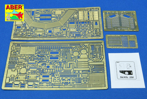 アベール 35075 1/35 ドイツ Sdkfz250/9 20ミリ搭載型パーツ(グンゼ用)