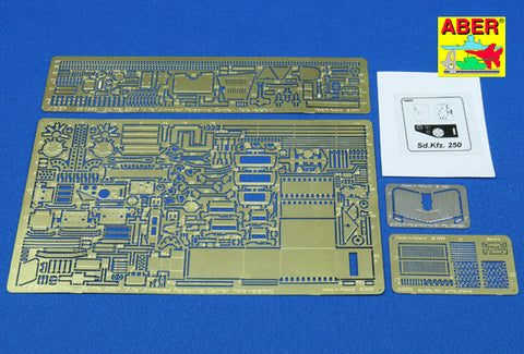 アベール 35084 1/35 ドイツ Sdkfz250/1 Alt 基本パーツ(グンゼ用)
