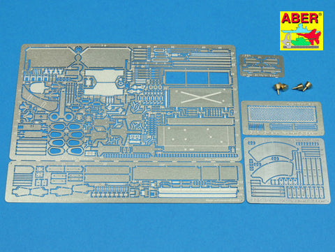 アベール 35123 1/35 ドイツ エレファント重駆逐戦車基本パーツ ブラス付(ドラゴン用)