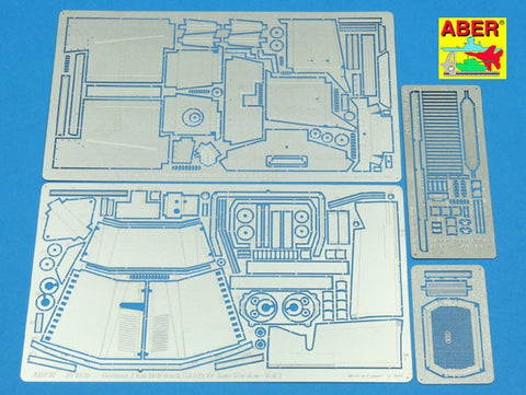 アベール 35132 1/35 ドイツ 3トンハーフトラックSd.kfz.11後期型フェンダーエンジン周り(AFVクラブ用)